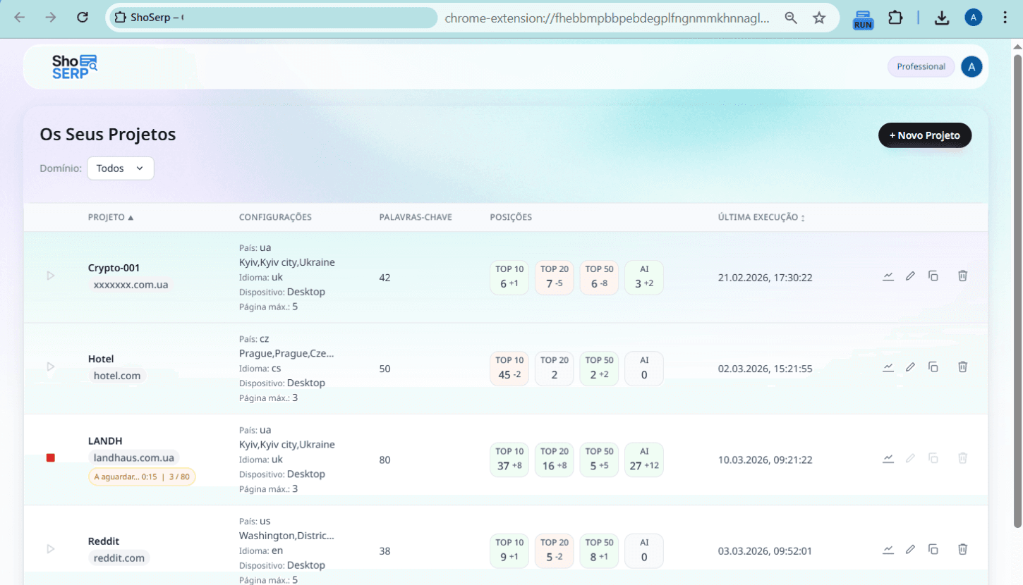 MONITORIZAÇÃO Screenshot