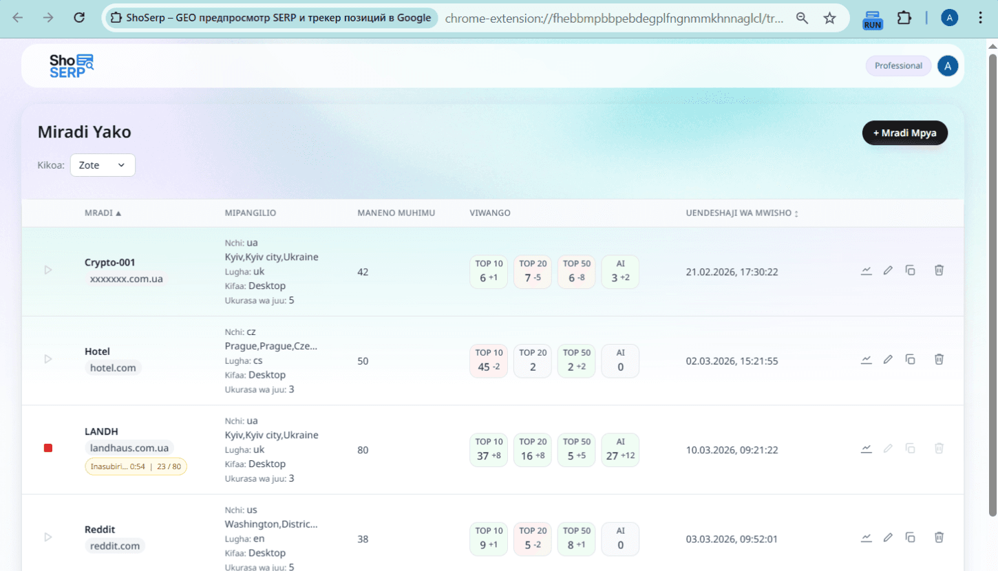 UFUATILIAJI Screenshot