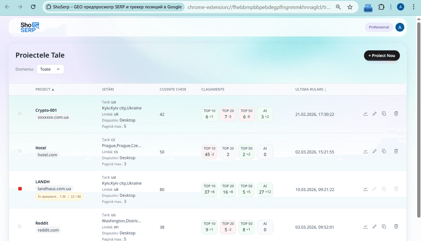 MONITORIZARE Screenshot